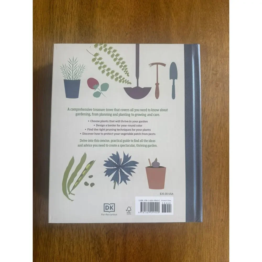 DK The Complete Gardener's Guide Hardcover Gardening Book New Edition